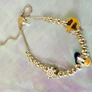 New In Bag Baublebar x Disney Donald Duck Charm Bracelet One Size